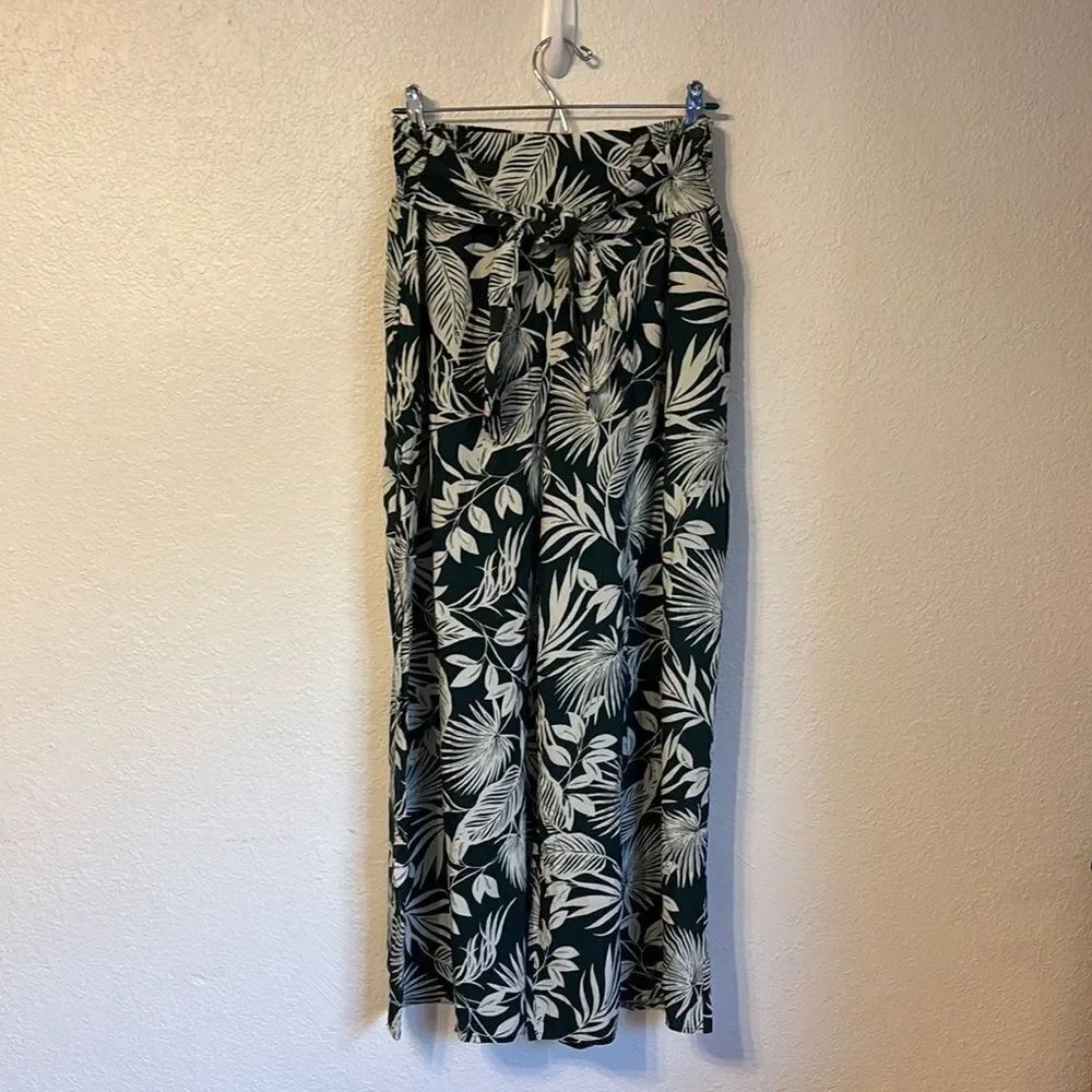 Patrons of Peace Botannical Print Pull On Pants Large